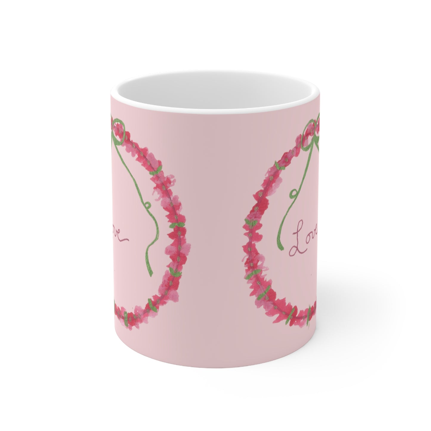 Love Wreath Ceramic Mug 11oz