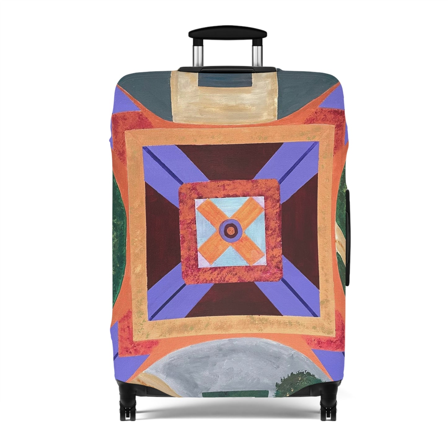 Paris Abstract Eiffel Tower Luggage Cover