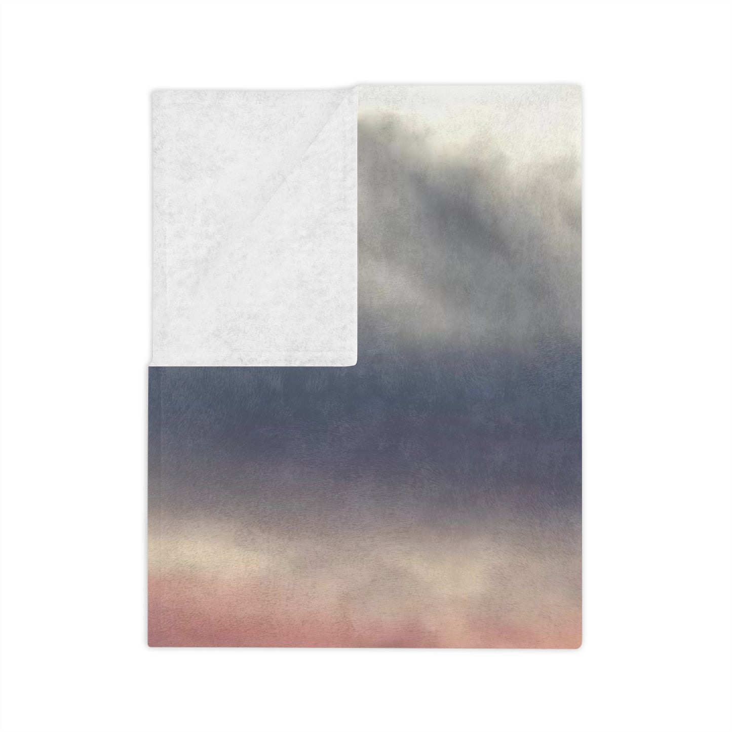 Sunset in Bitterroot Valley Montana Velveteen Minky Blanket