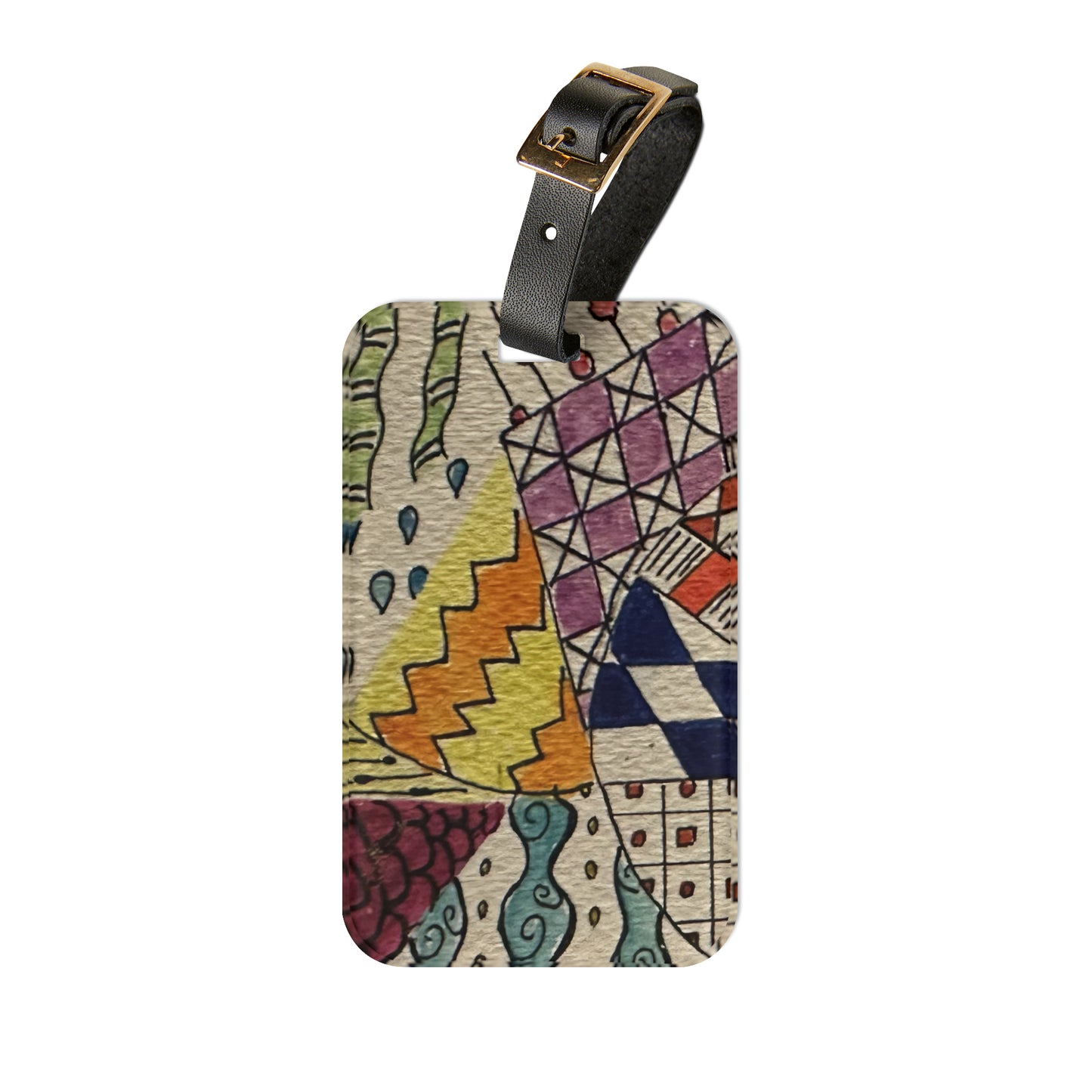 Zentangle Luggage Name Tag