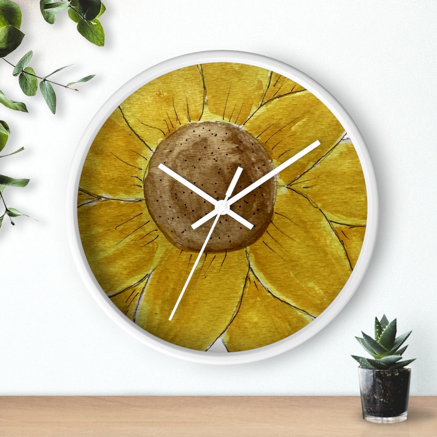 The Sunflower Wall Clock