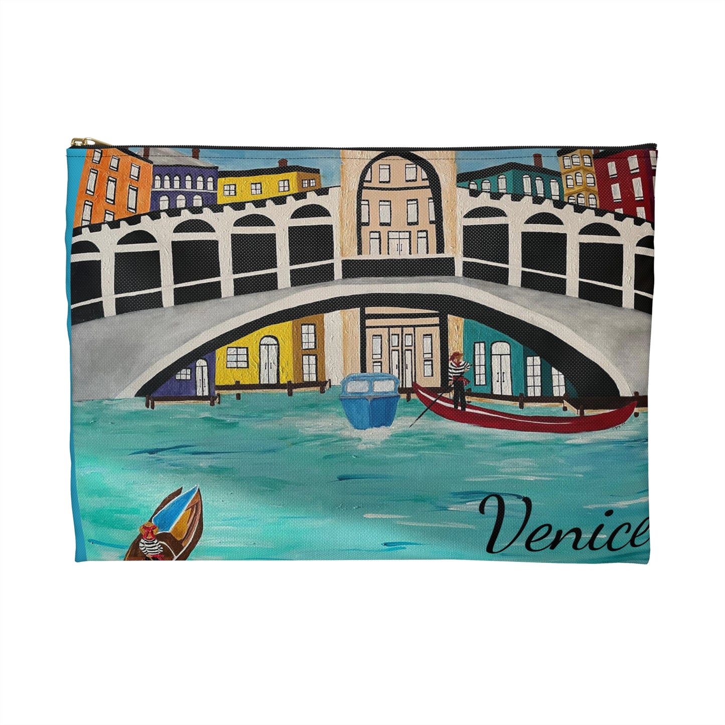 Venice Italy Travel Pouch -Cosmetic Bag or Pencil Case