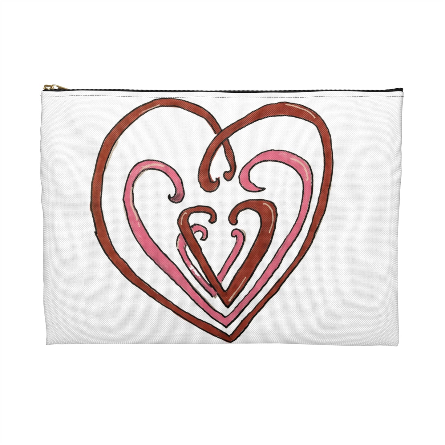 Hearts Intertwined Accessory Pouch