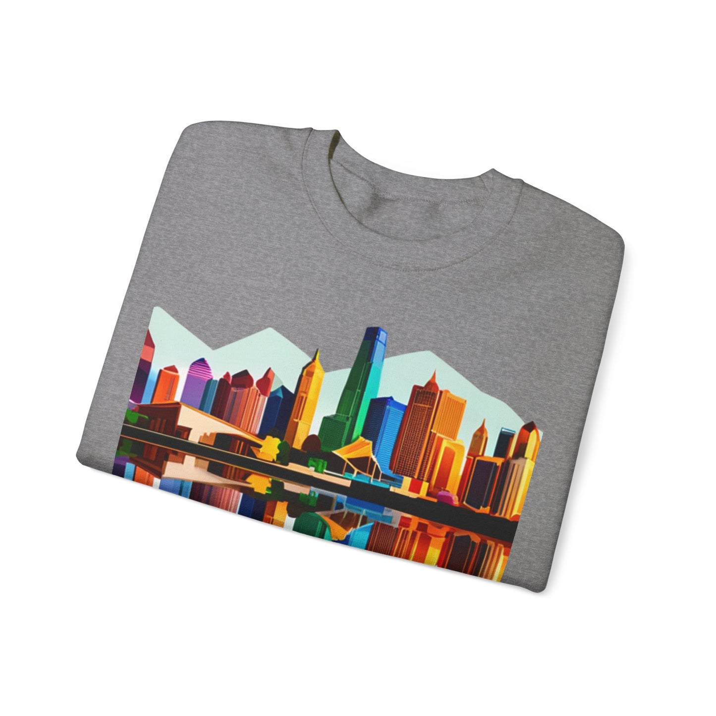 Dallas Texas Reflections Unisex Crewneck Sweatshirt