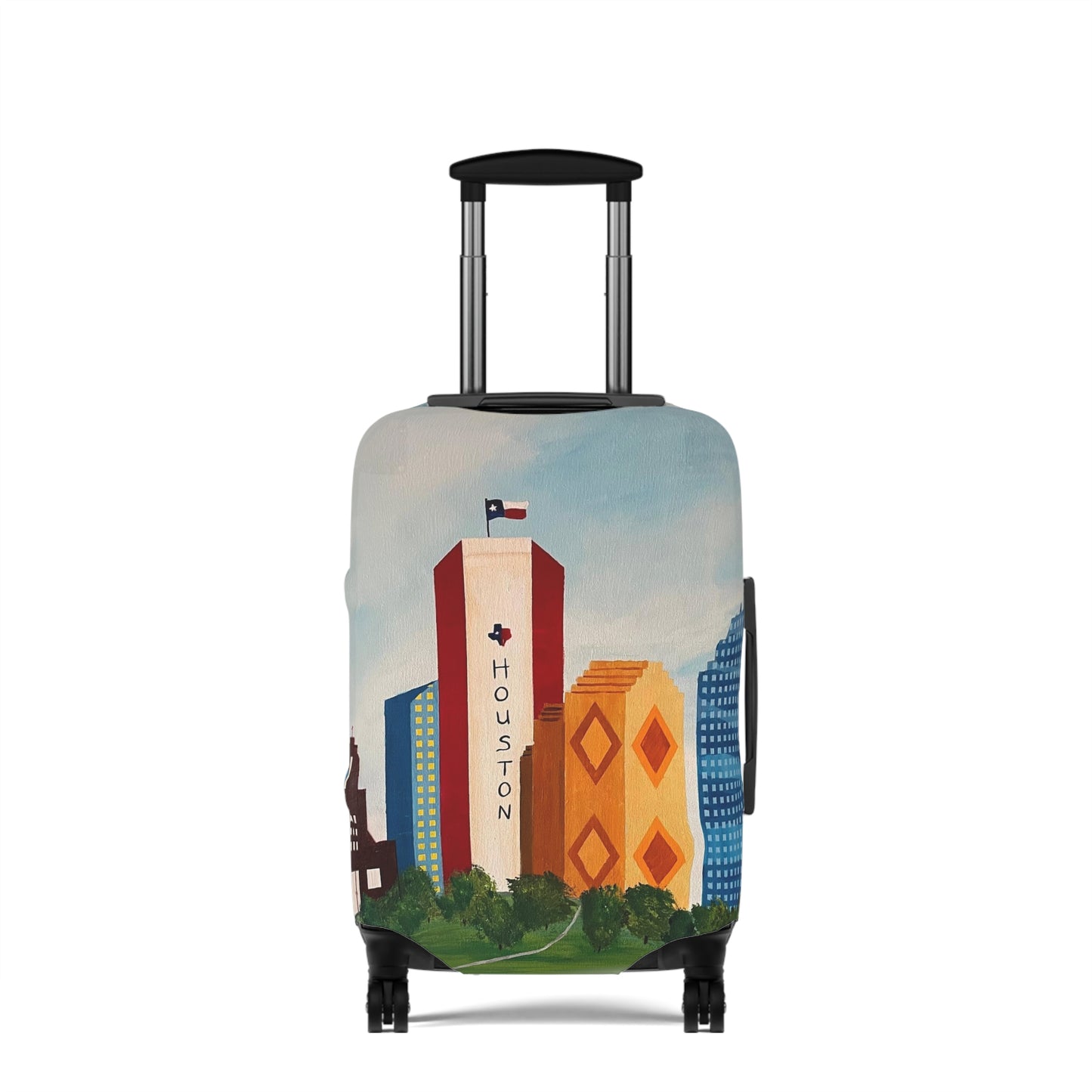 Houston Views Luggage Cover |Houston Texas
