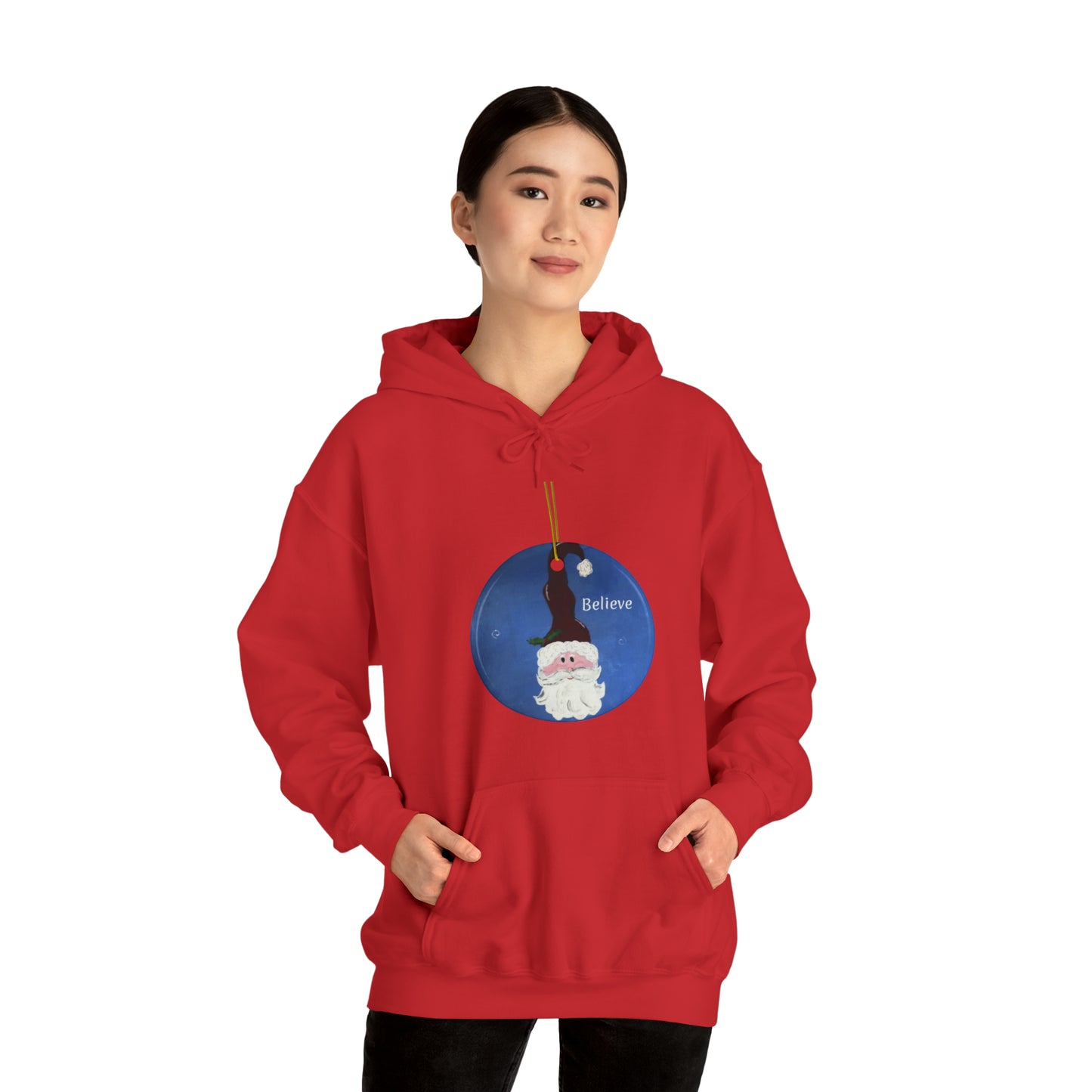 Santa I Believe Unisex Hooded Sweatshirt