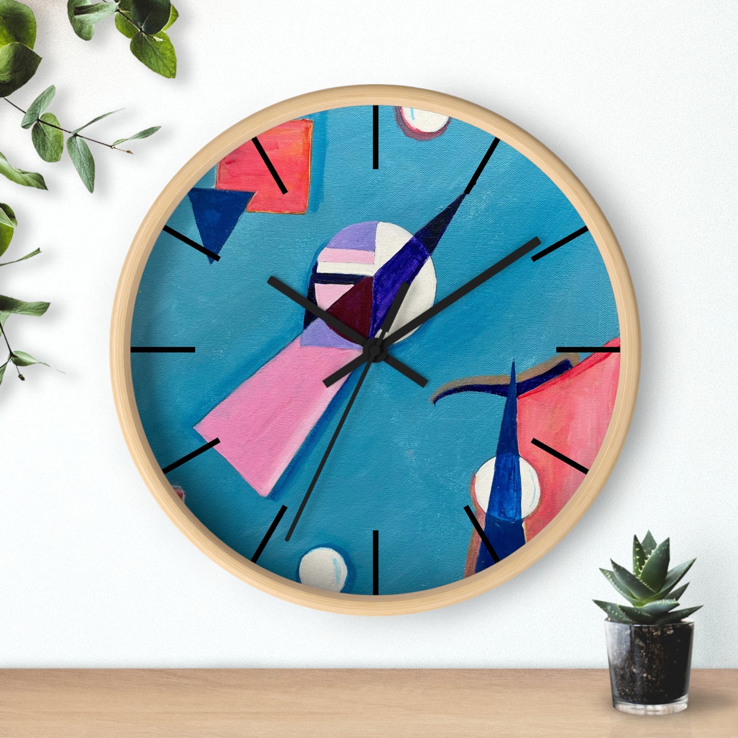 Arrangement J Wall Clock