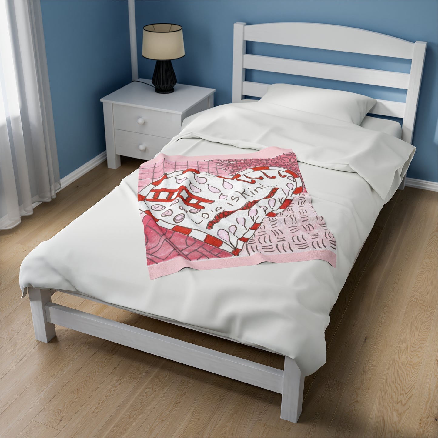Love Is Kind...Velveteen Plush Blanket