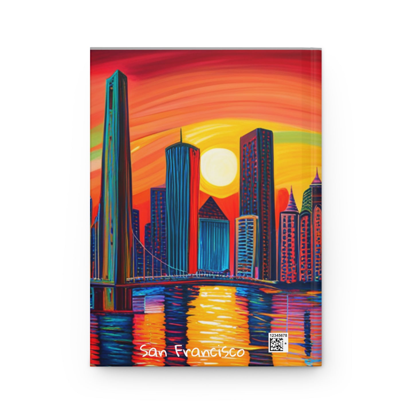 San Francisco Skyline Travel Journal Hardcover Diary