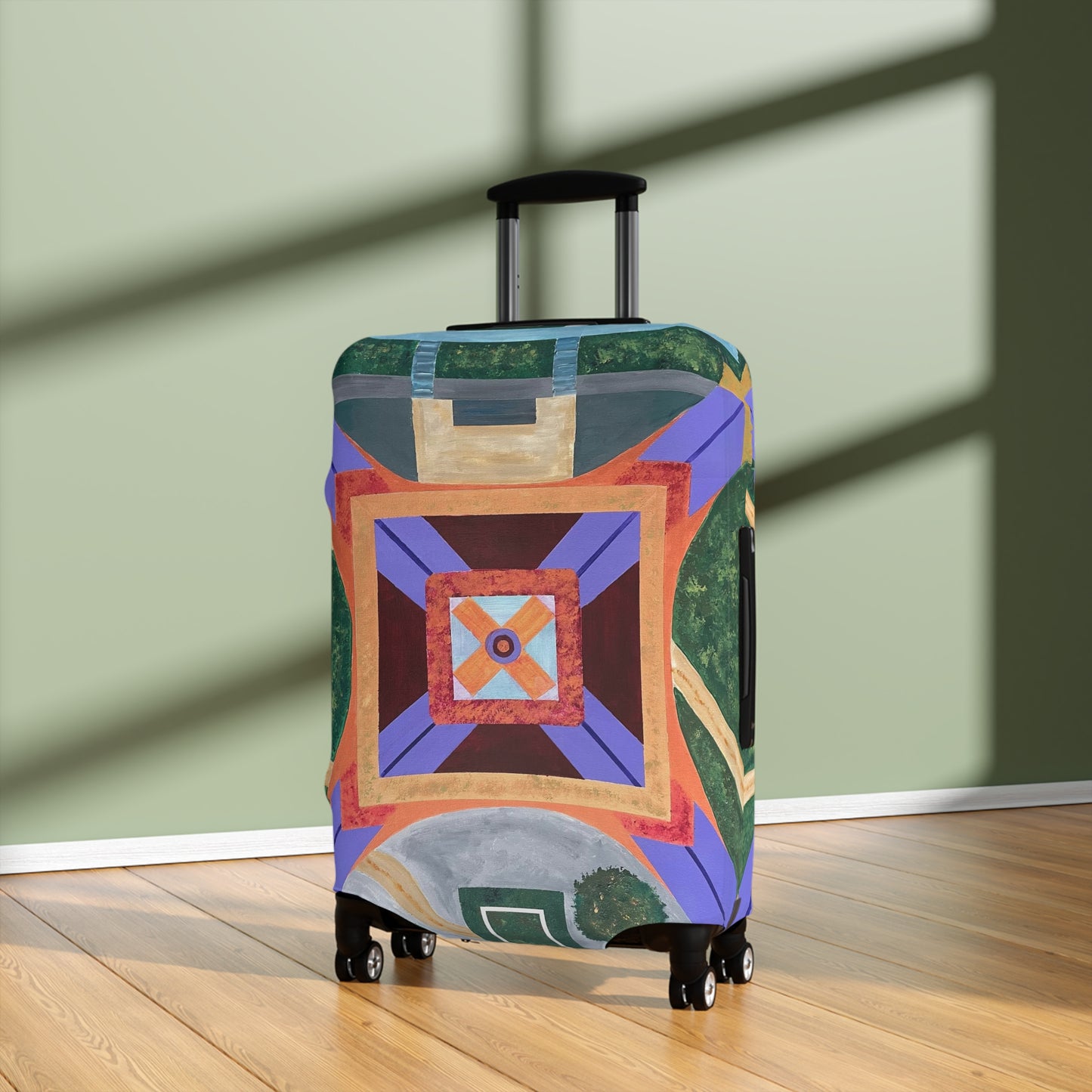 Paris Abstract Eiffel Tower Luggage Cover