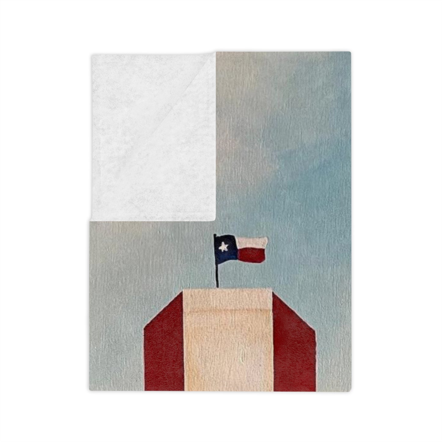 Houston Views Velveteen Minky Blanket | Houston Texas