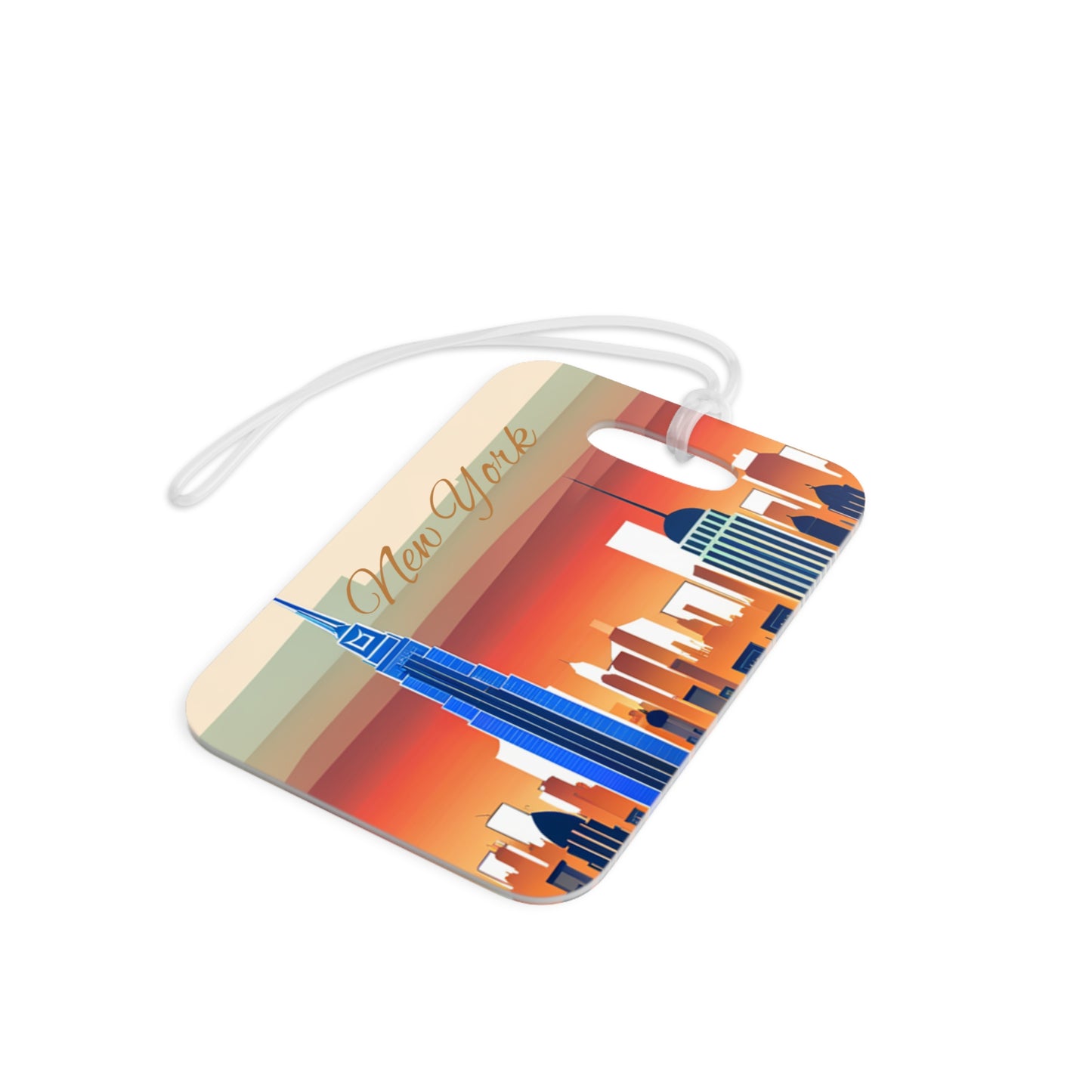 New York City Skyline Luggage Tag