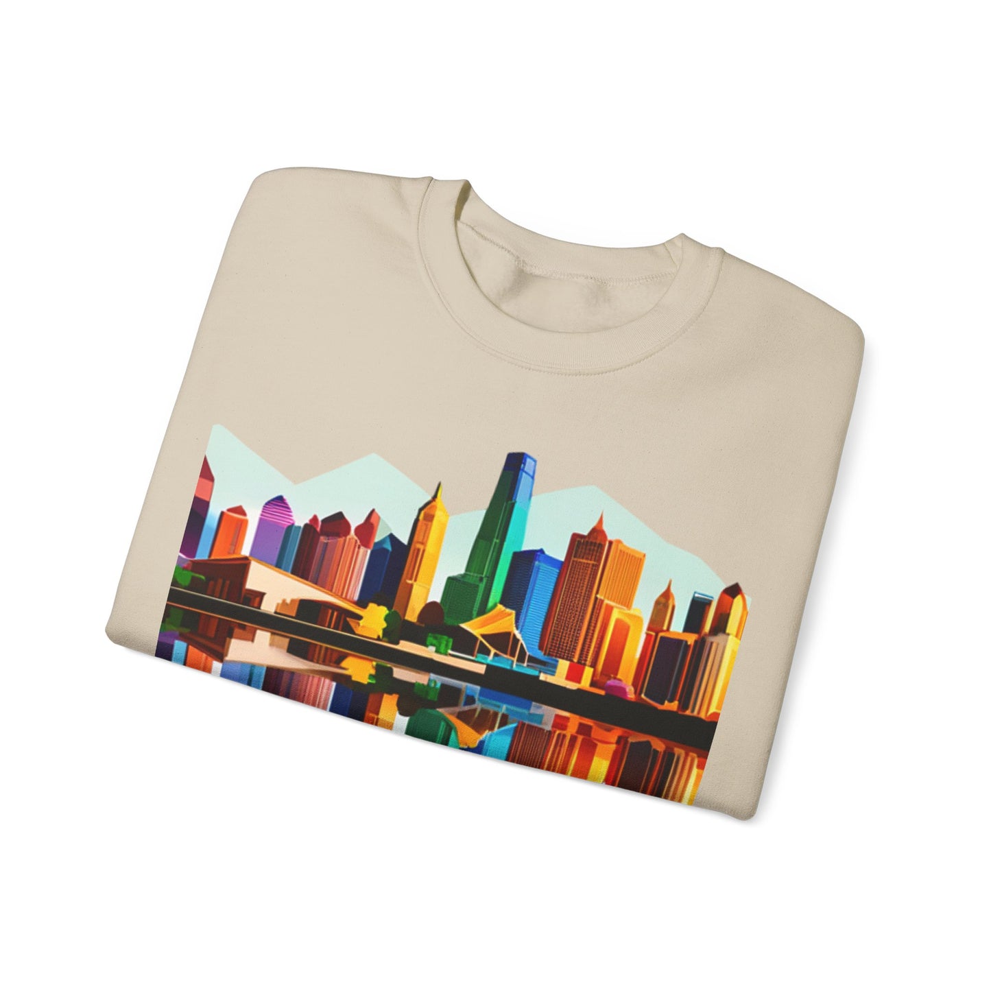 Dallas Texas Reflections Unisex Crewneck Sweatshirt