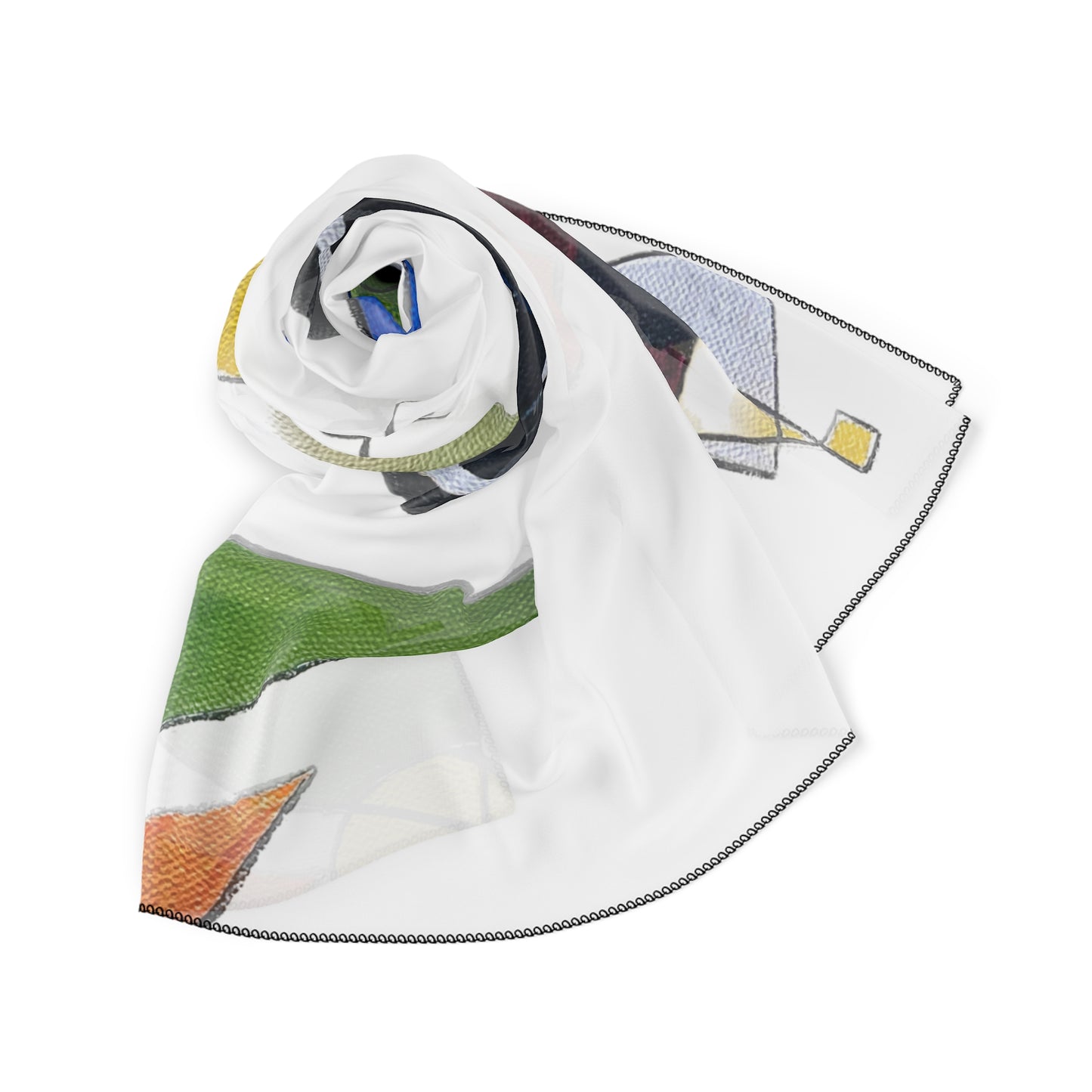 Arrangement C Poly Scarf