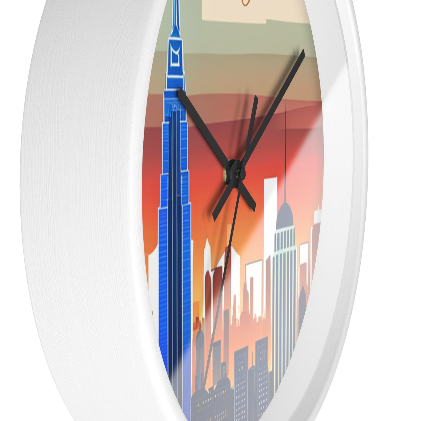New York City Skyline Wall Clock