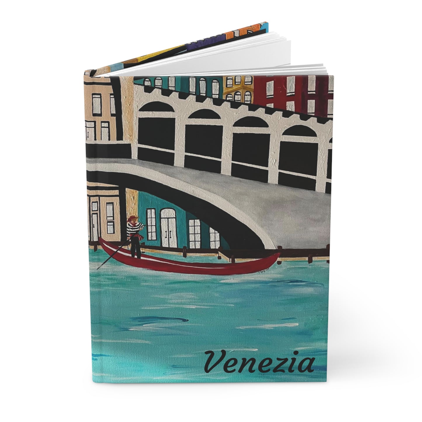 Venice Italy Travel Journal Hardcover Diary