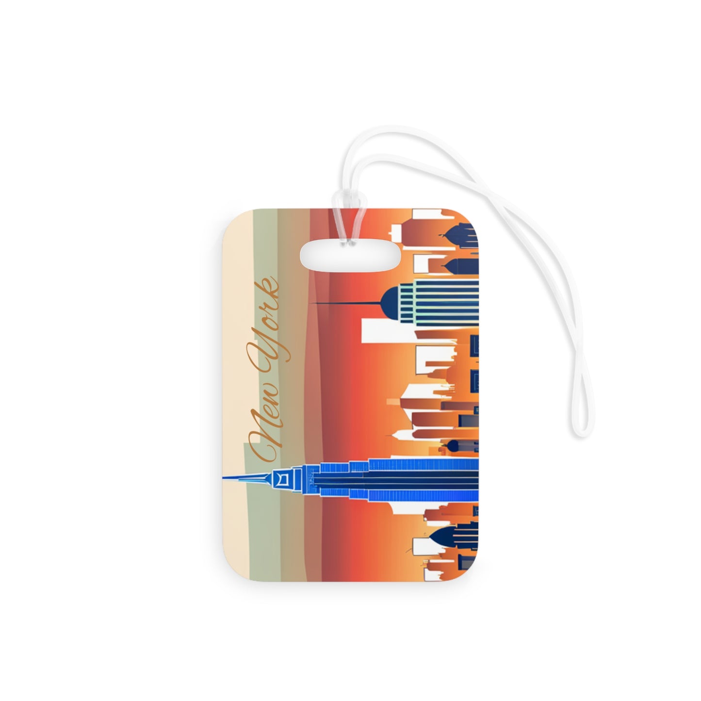 New York City Skyline Luggage Tag