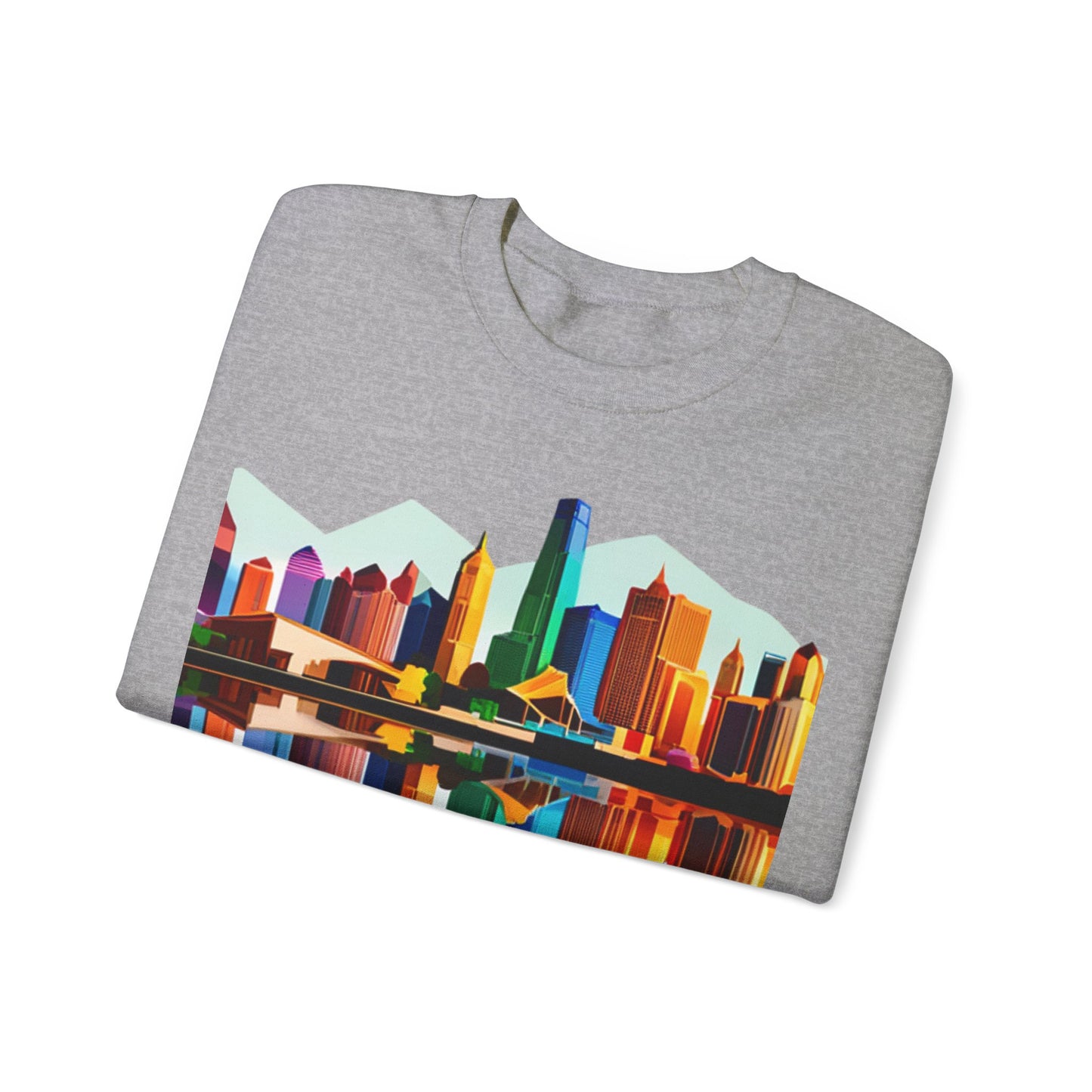 Dallas Texas Reflections Unisex Crewneck Sweatshirt