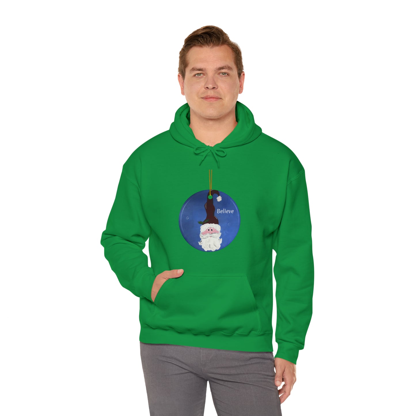 Santa I Believe Unisex Hooded Sweatshirt