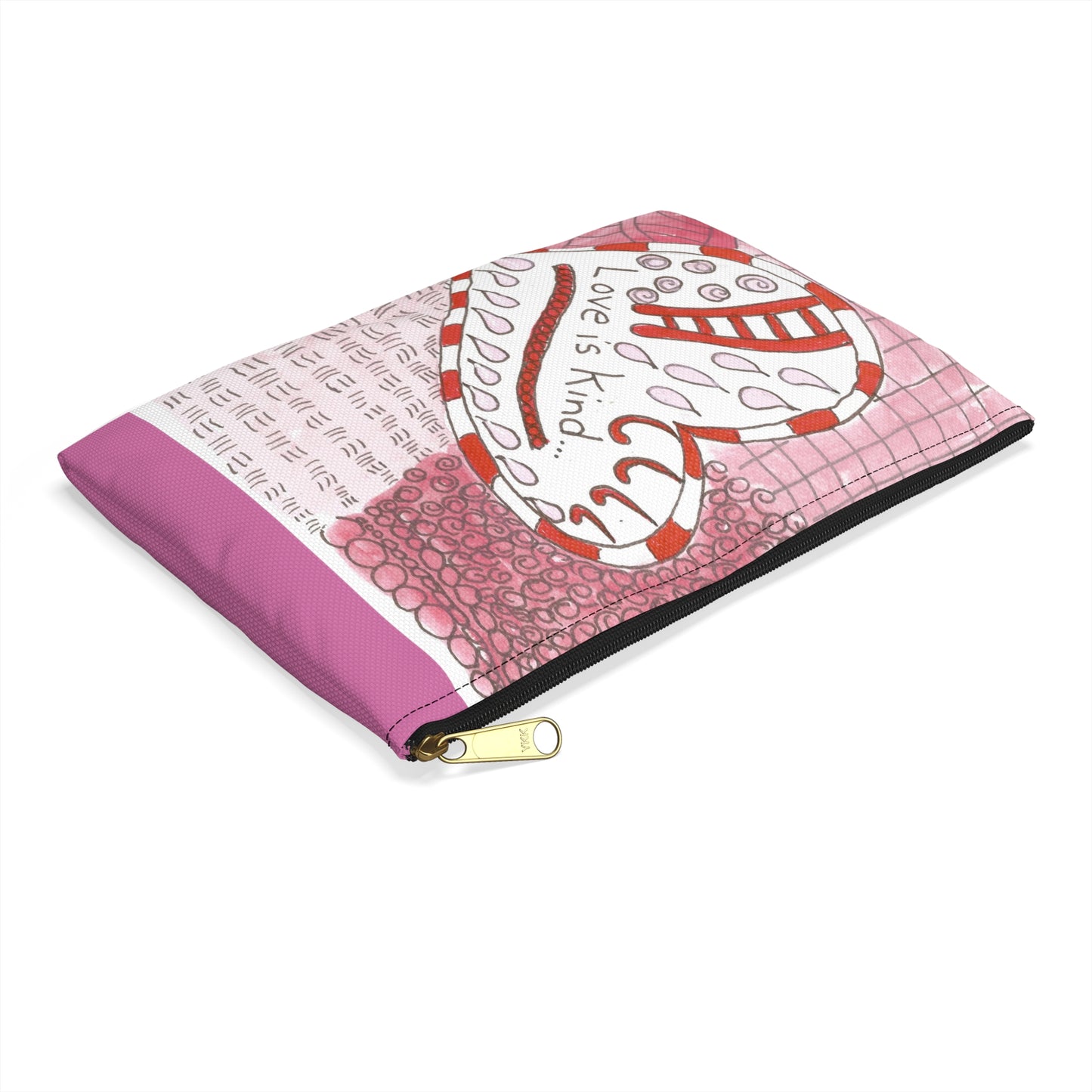 Love Is Kind Accessory Pouch | Cosmetic Bag  or Pencil Case
