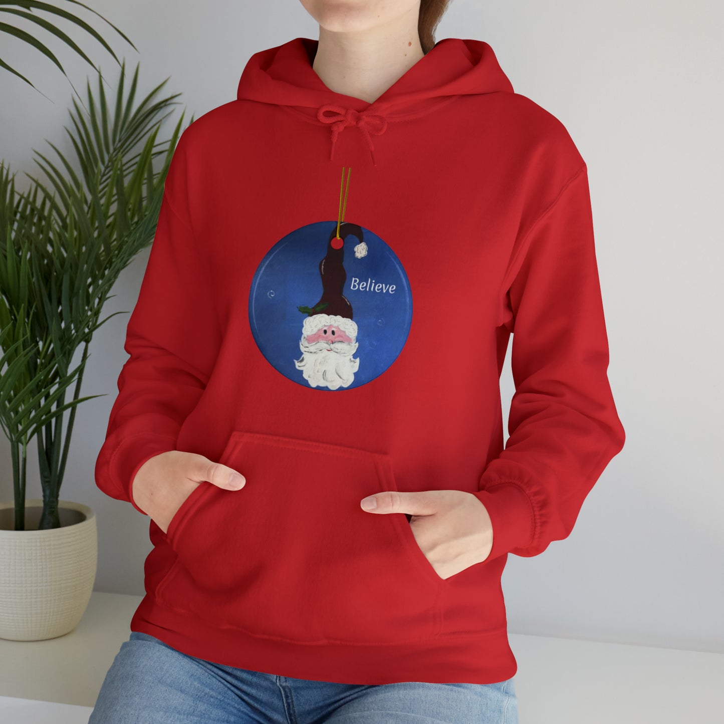 Santa I Believe Unisex Hooded Sweatshirt