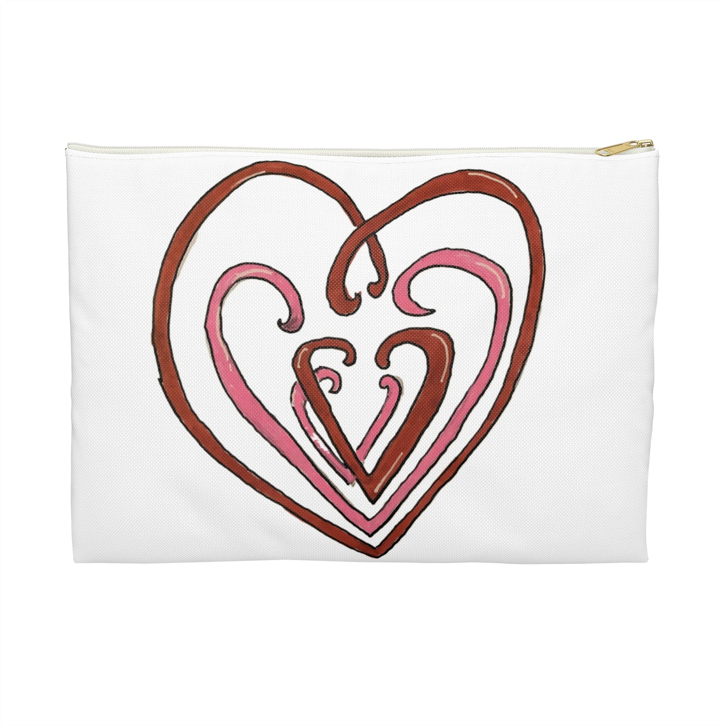 Hearts Intertwined Accessory Pouch