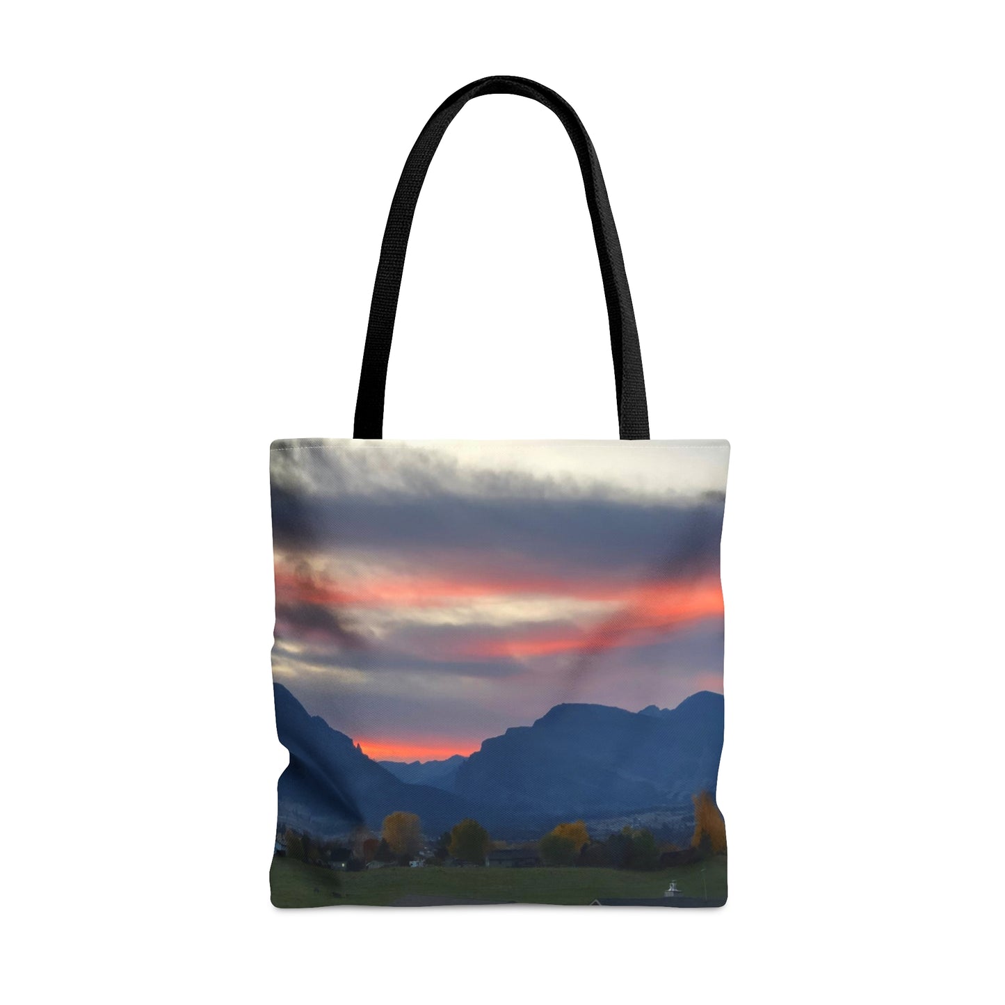 Sunset in Bitterroot Valley Montana Tote Bag