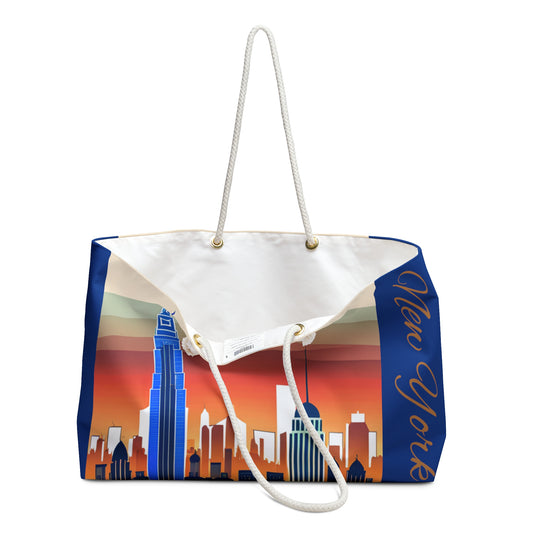 New York City Skyline Alt Weekender Bag