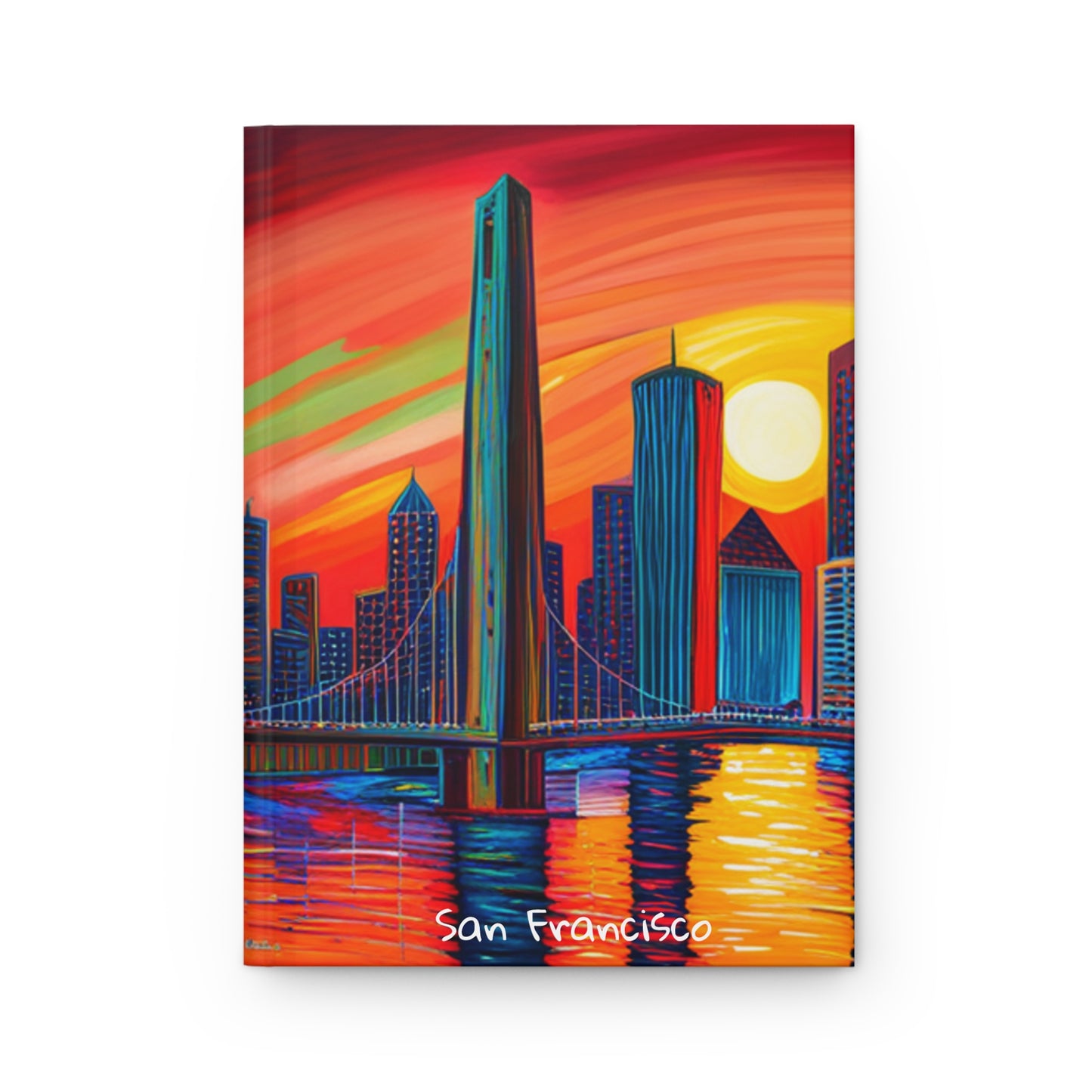 San Francisco Skyline Travel Journal Hardcover Diary