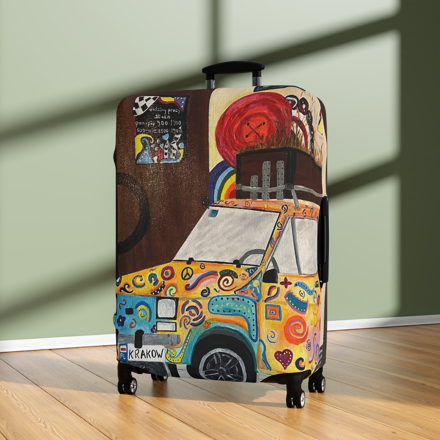 Krakow Poland Luggage Cover