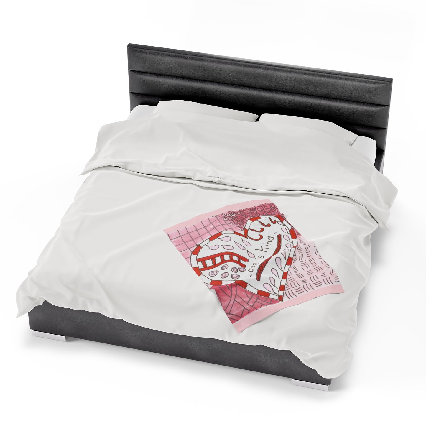 Love Is Kind...Velveteen Plush Blanket