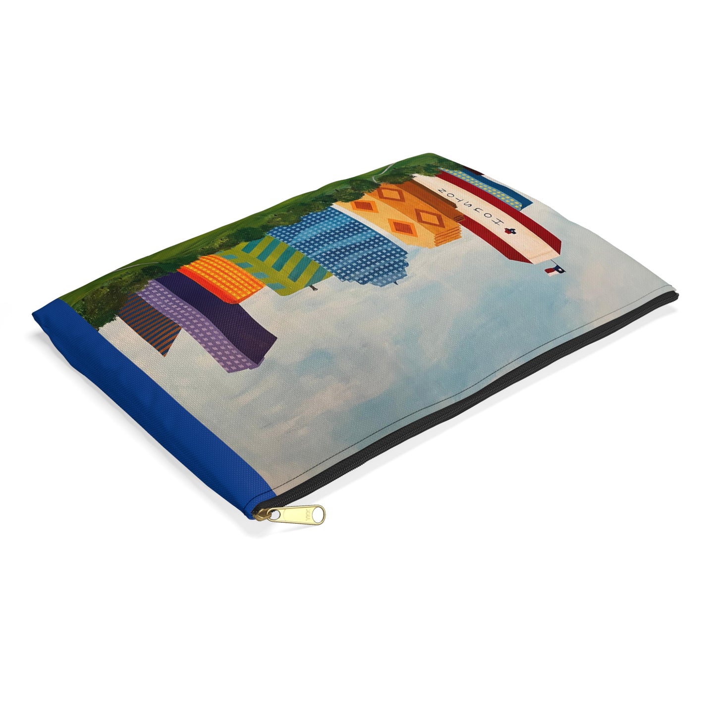 Houston Views Travel Pouch -Cosmetic Bag or Pencil Case | Houston Texas