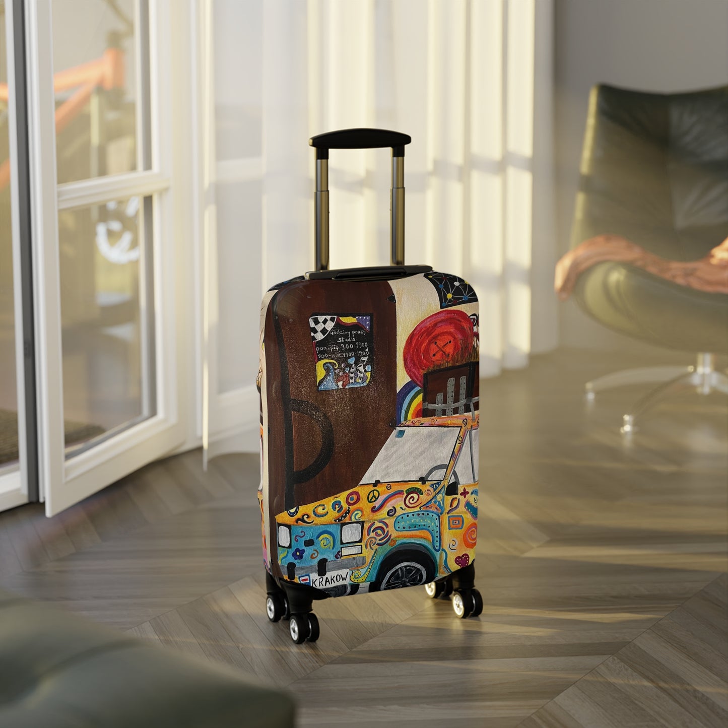 Krakow Poland Luggage Cover