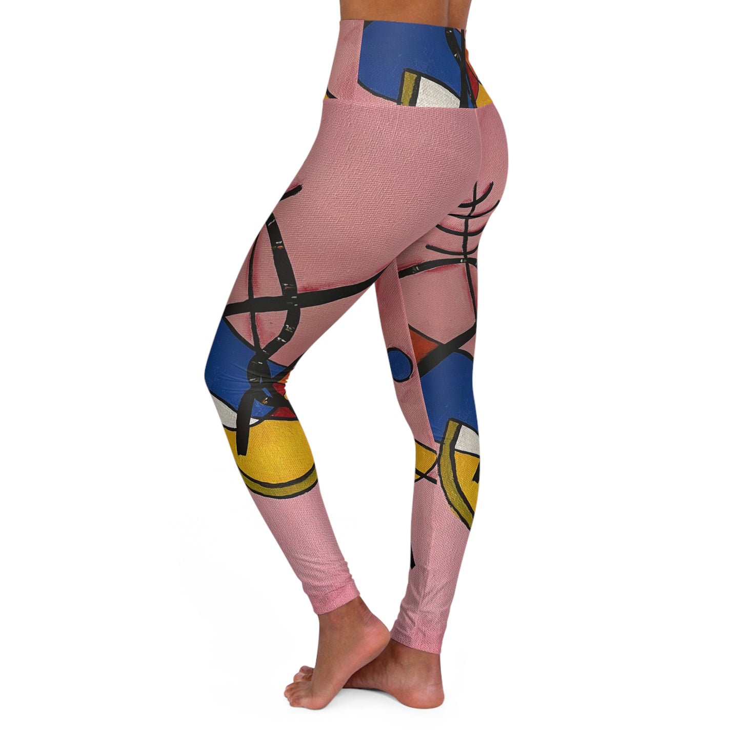 Arrangement Y High-Waisted Yoga Leggings