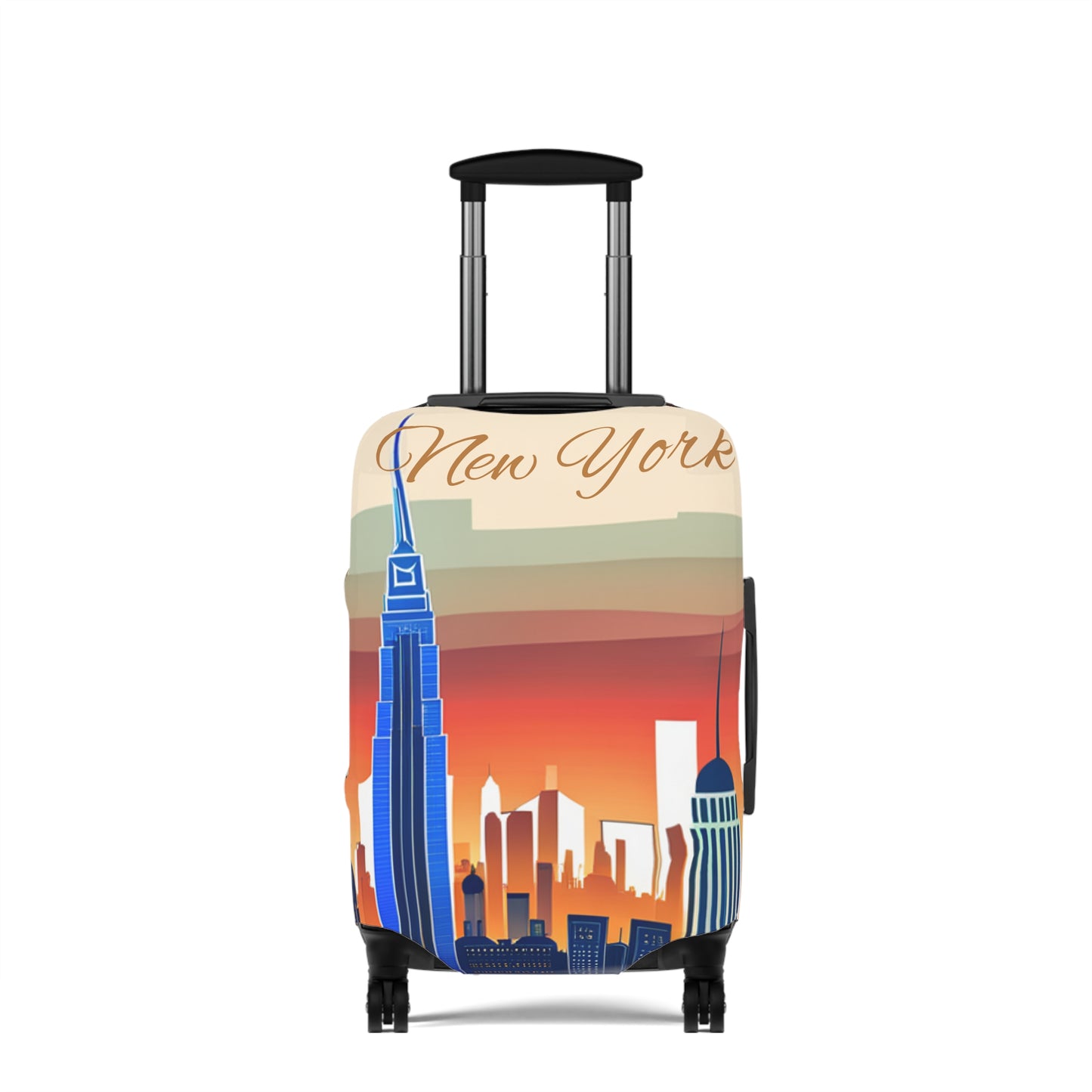 New York City Skyline Luggage Cover