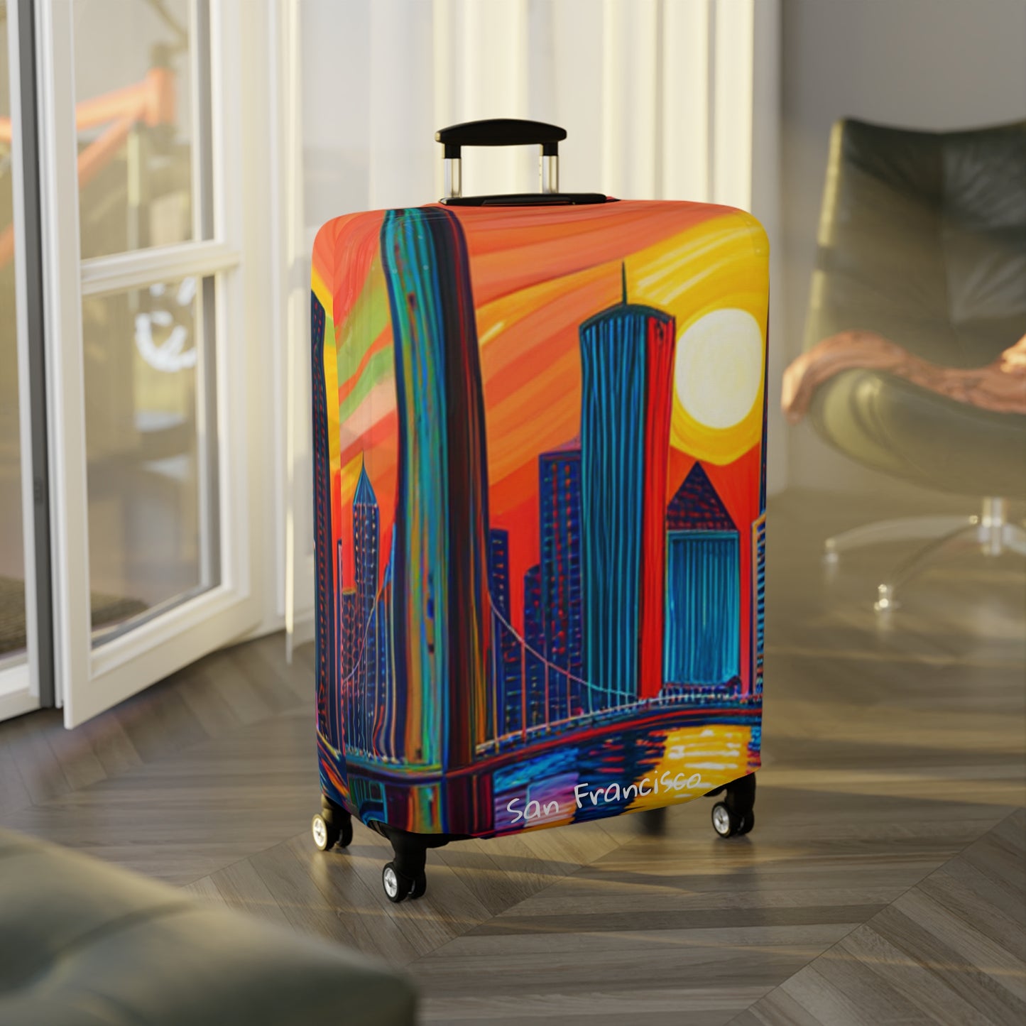 San Francisco Skyline Luggage Cover