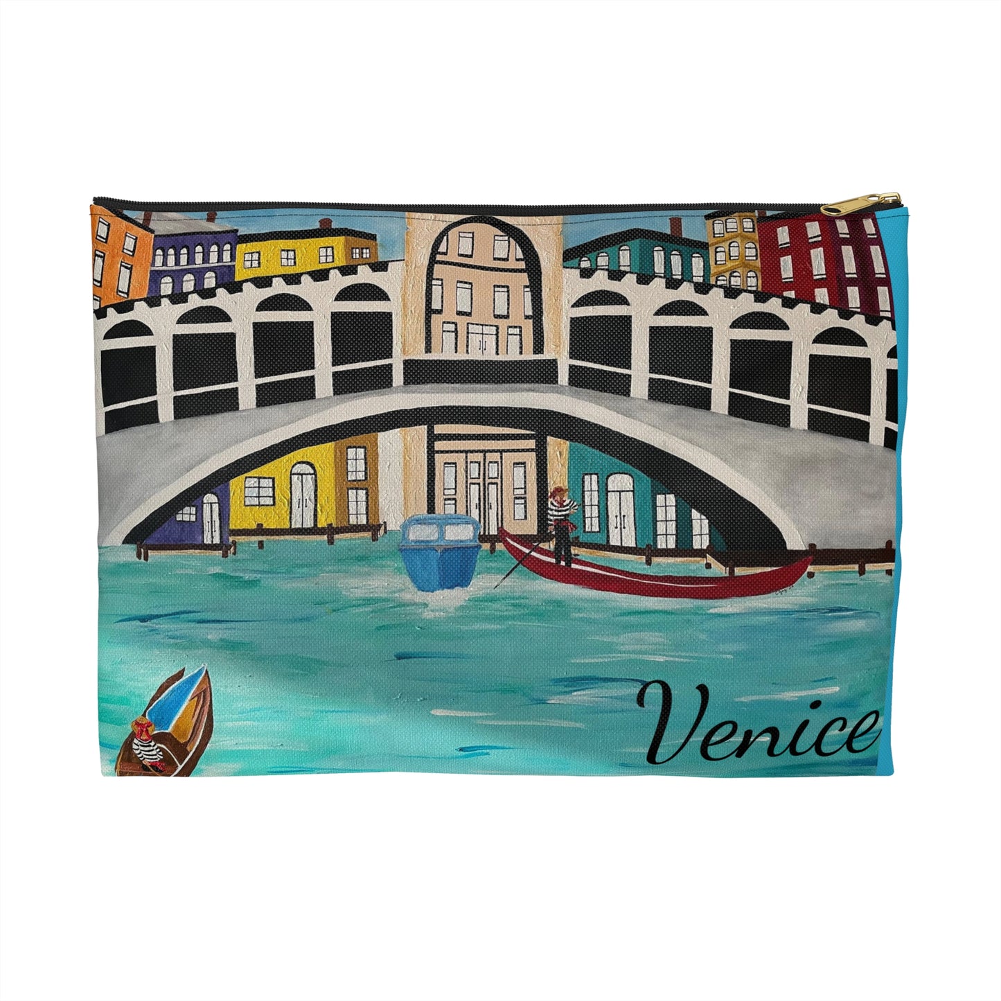 Venice Italy Travel Pouch -Cosmetic Bag or Pencil Case