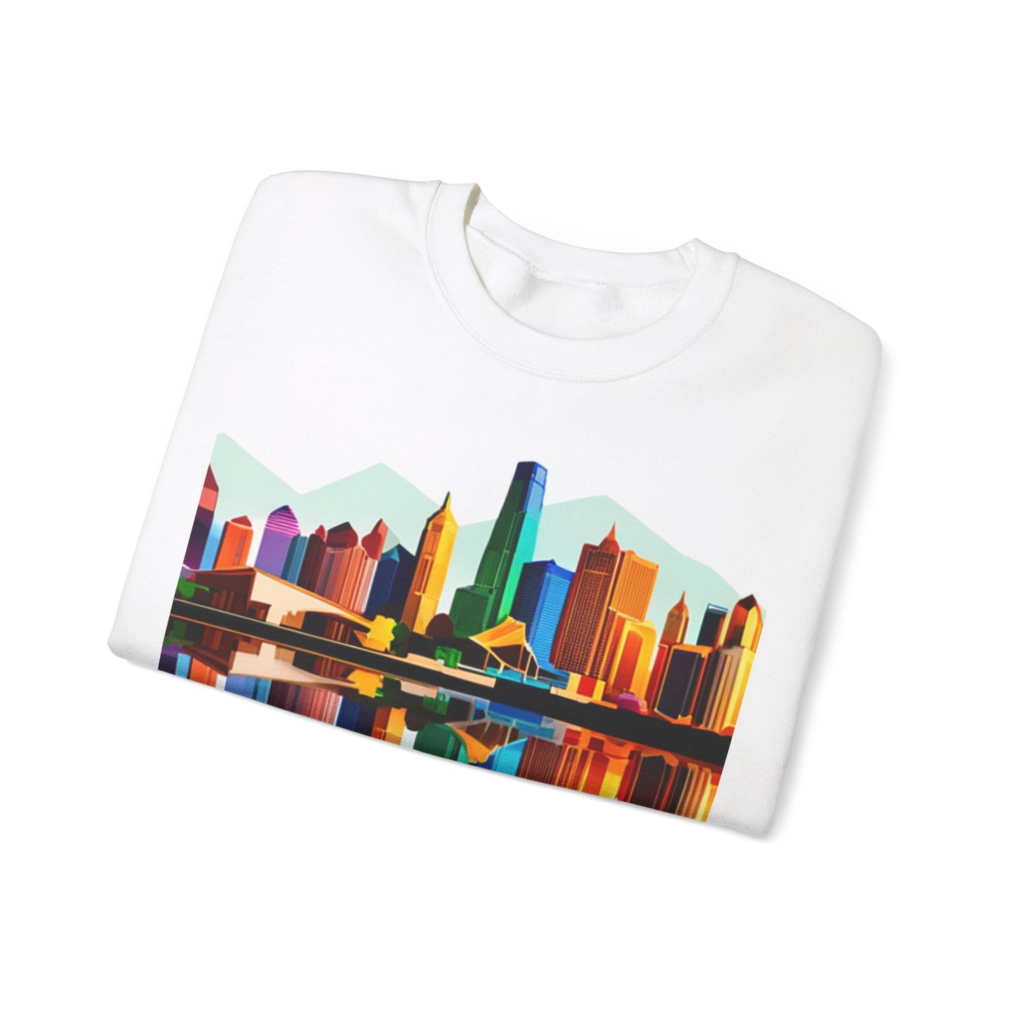 Dallas Texas Reflections Unisex Crewneck Sweatshirt