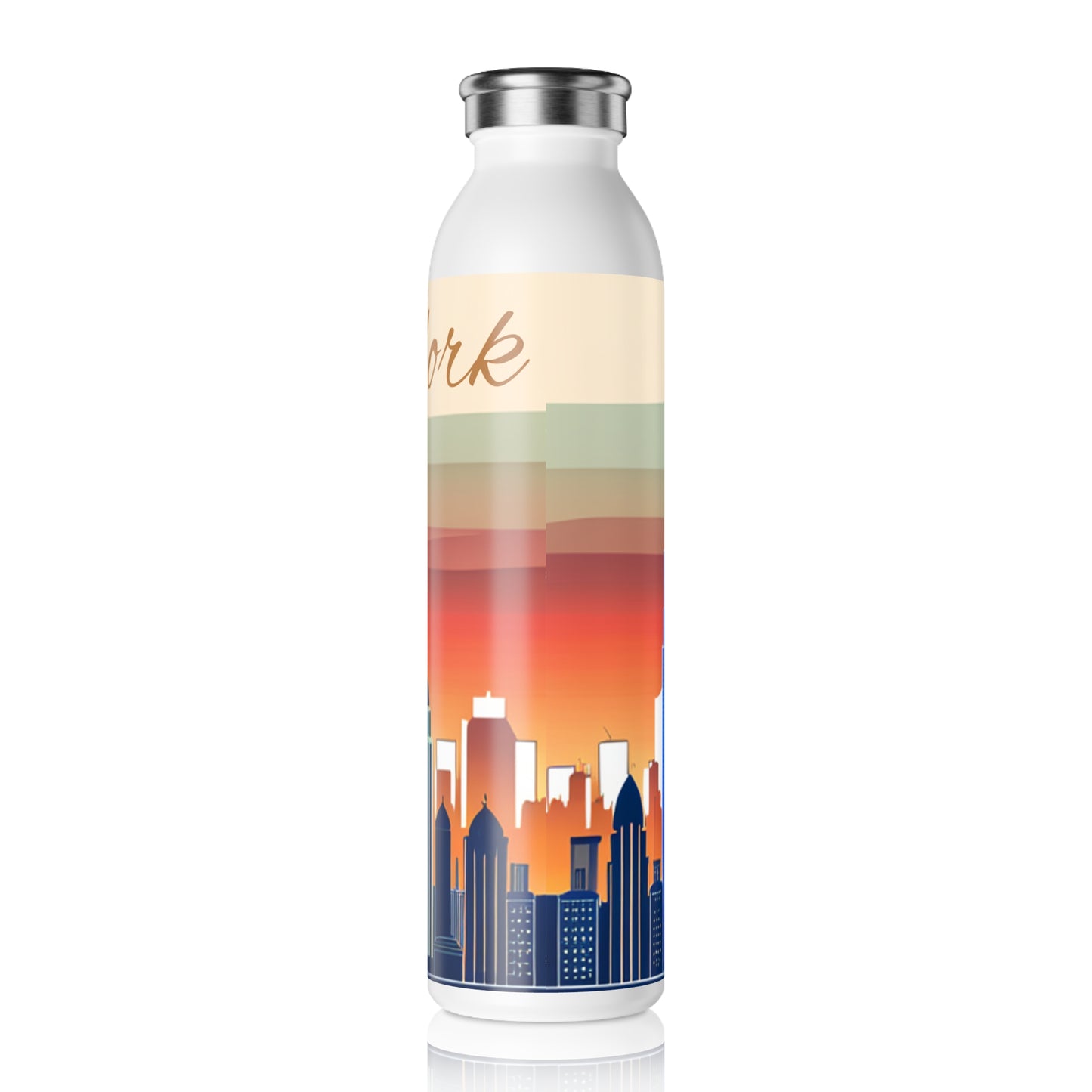 New York City Skyline Water Bottle