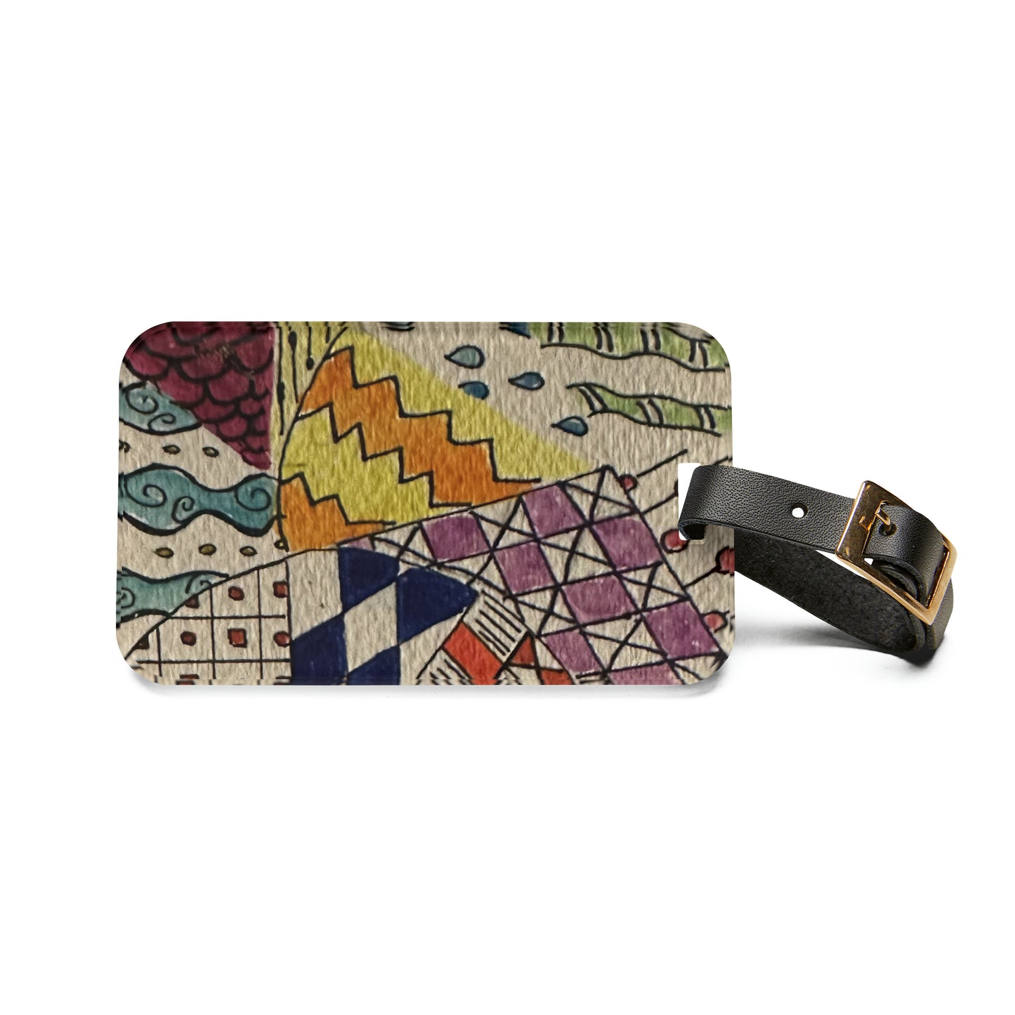 Zentangle Luggage Name Tag