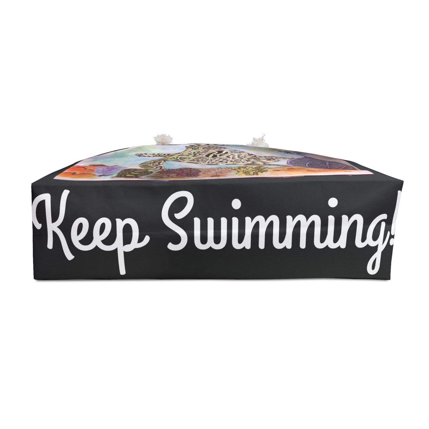 Zentangle Turtle Weekender Bag | Keep Swimming