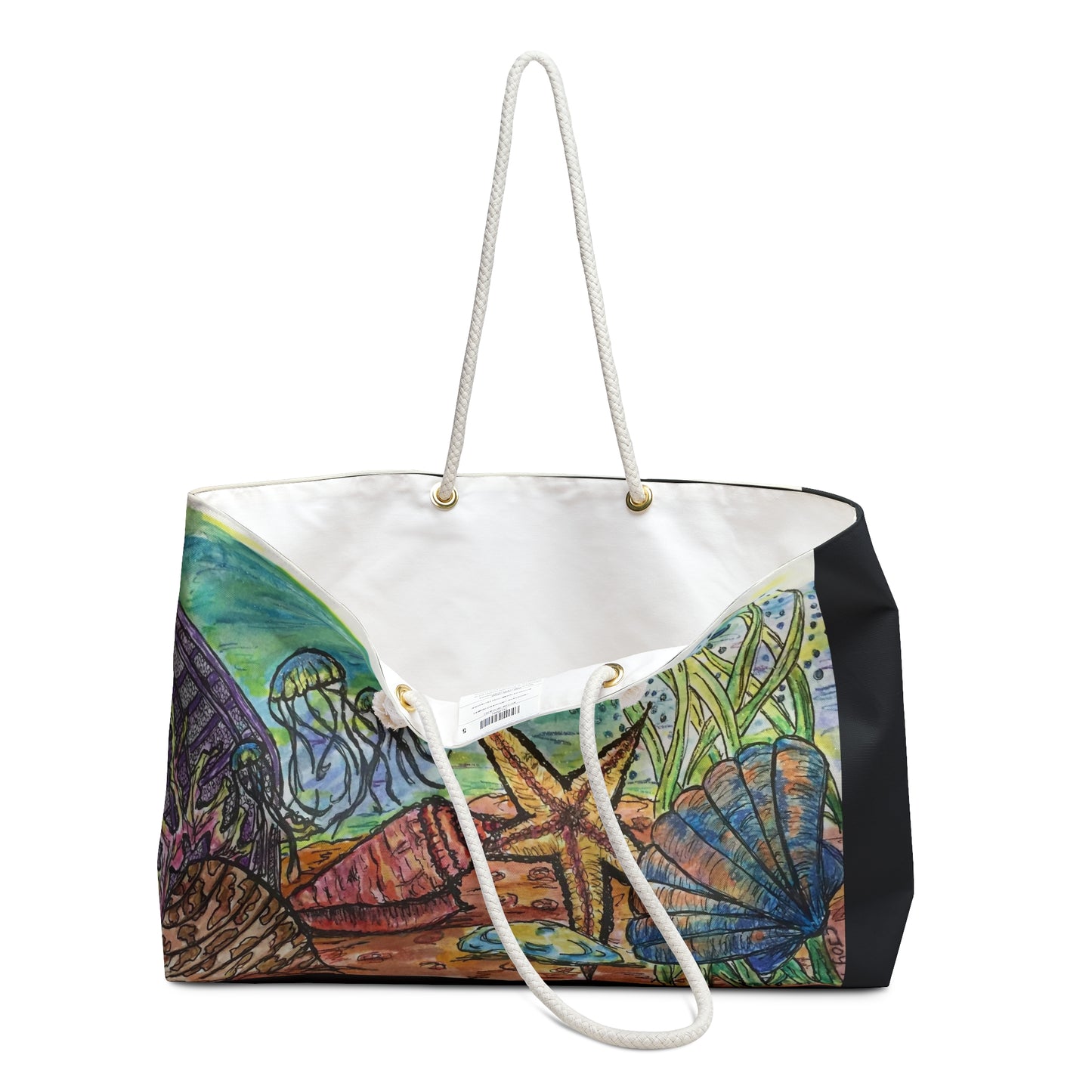 Under Water Fun Beach Days Weekender Bag| Beach Days (Black)