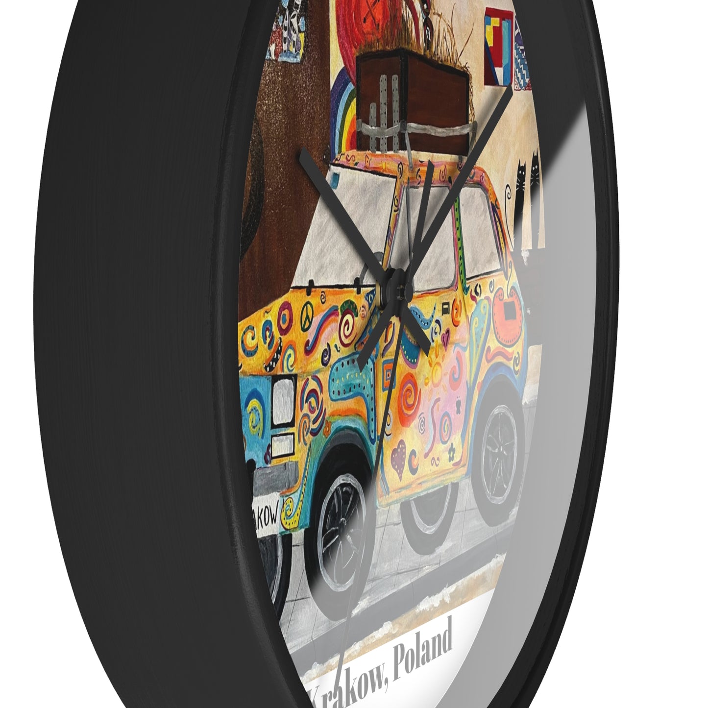 Krakow Poland Wall Clock