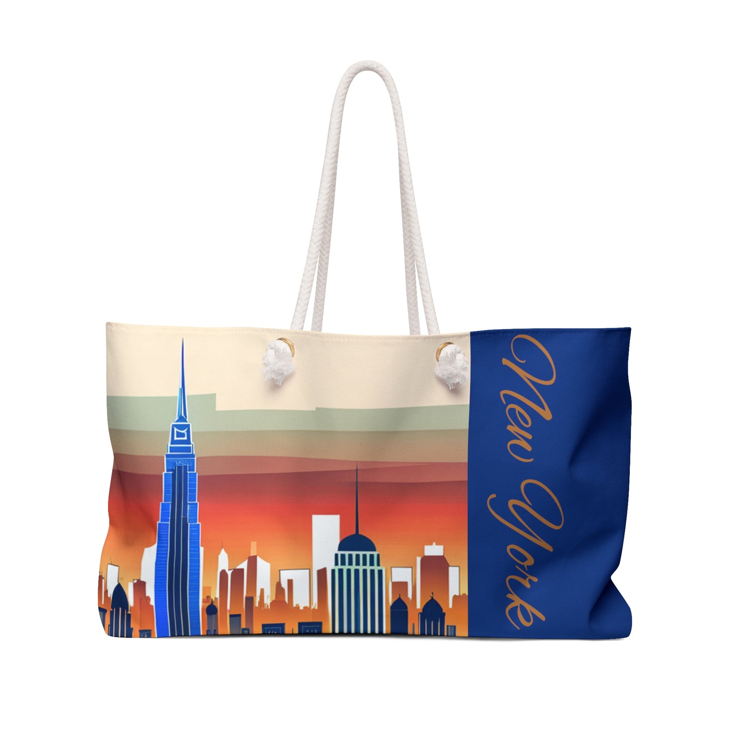 New York City Skyline Weekender Bag