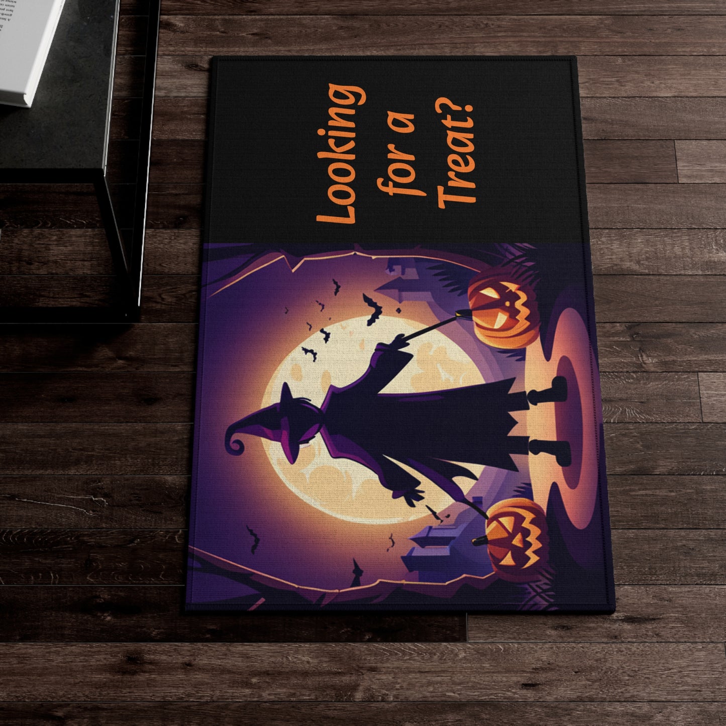 Halloween Witch Trick or Treat Dornier Rug
