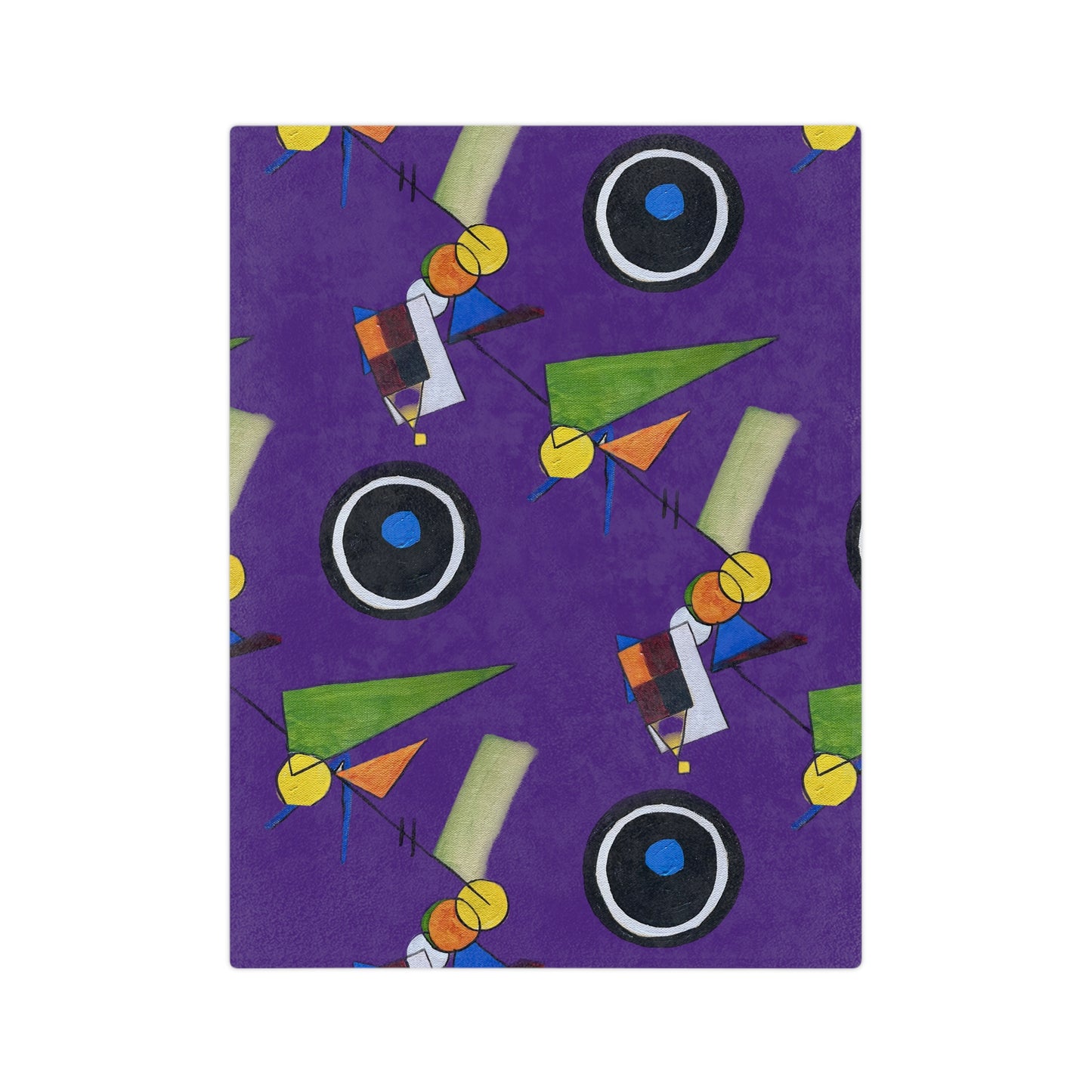 Arrangement C Velveteen Minky Blanket