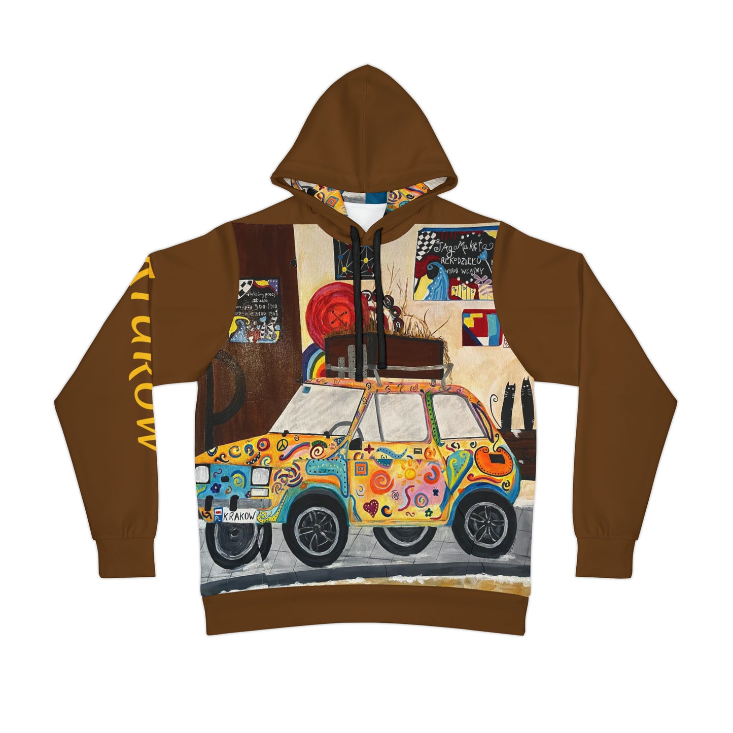 Krakow Poland Unisex Athletic Hoodie Sweatshirt