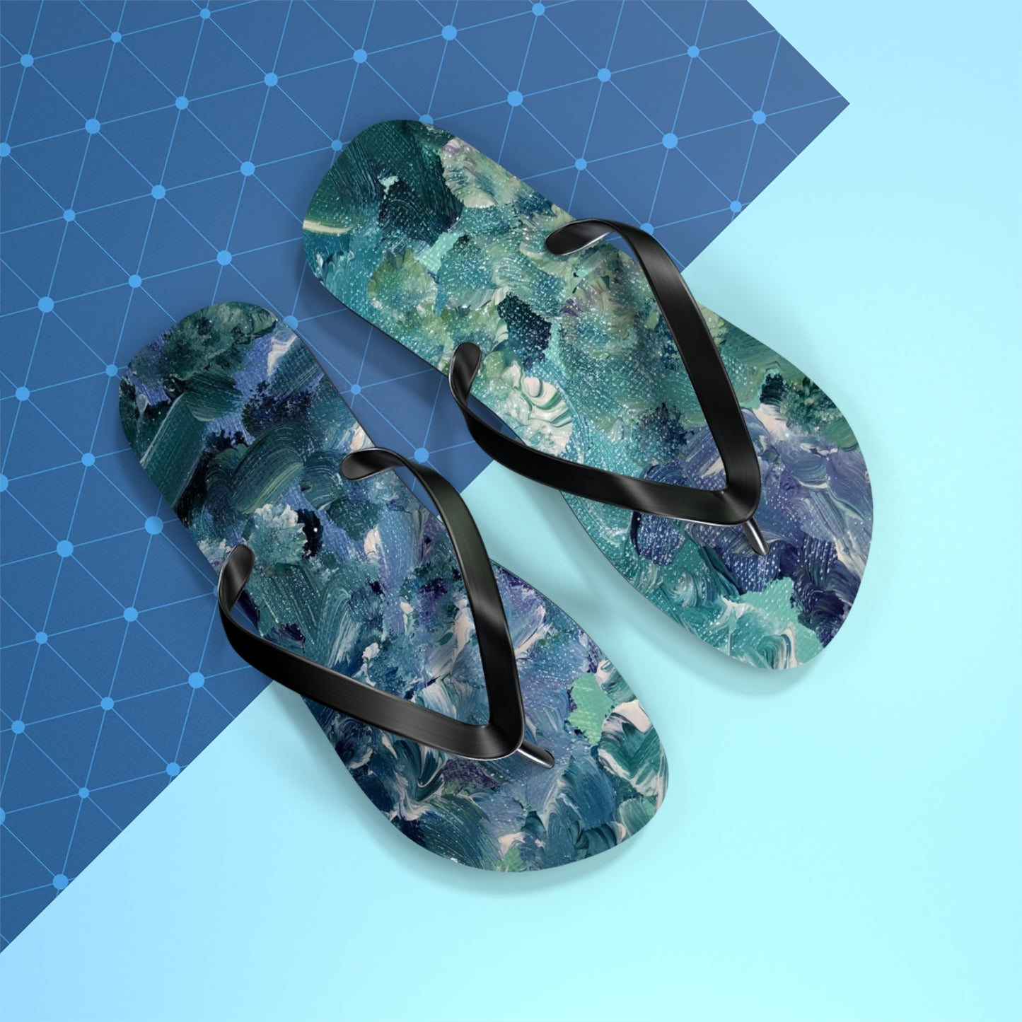 Cool Water Flip Flops