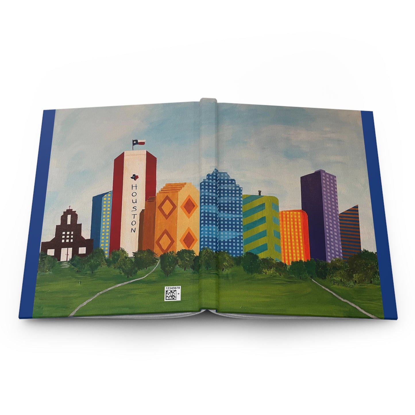 Houston Views Travel Journal Hardcover Diary | Houston Texas