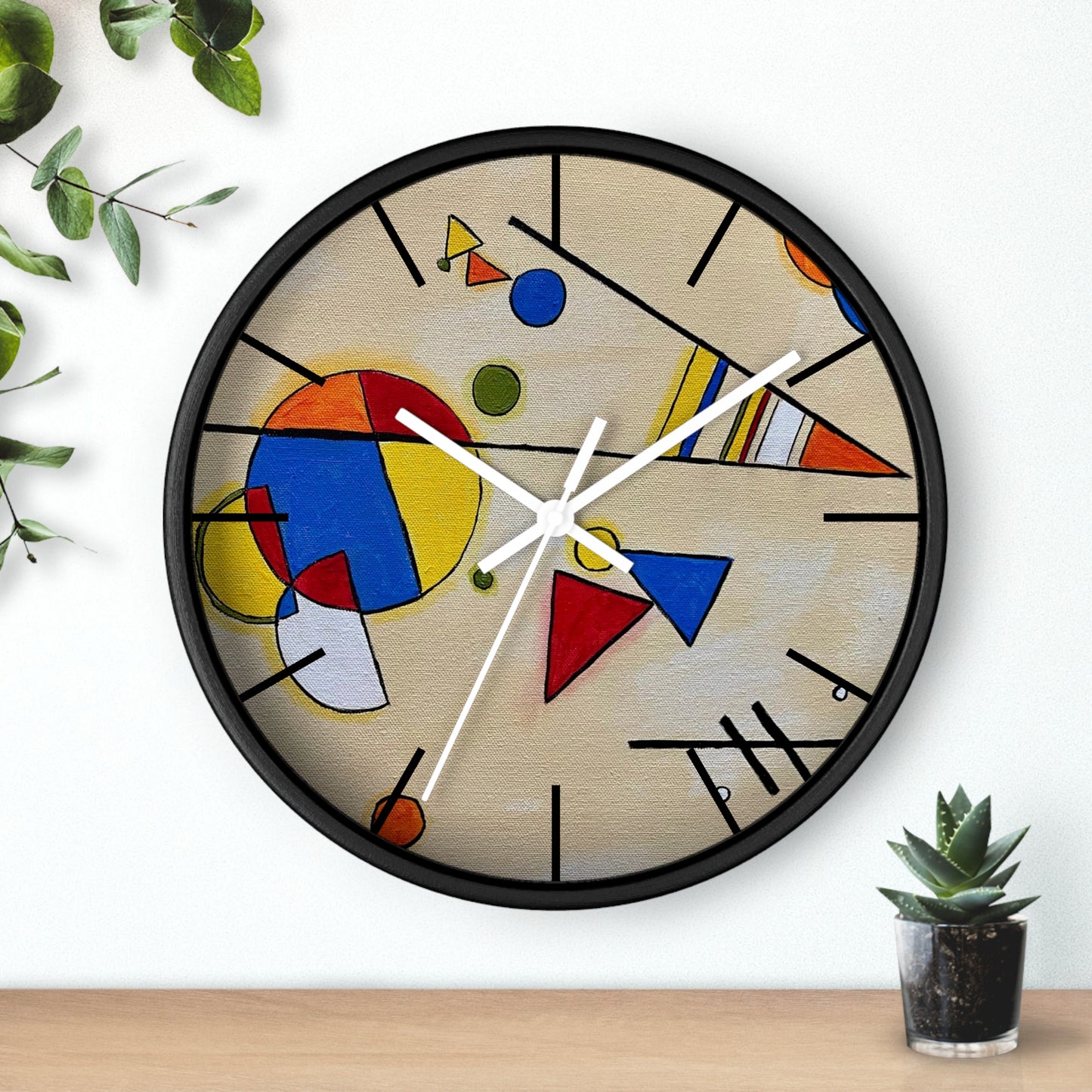 Arrangement O Wall Clock